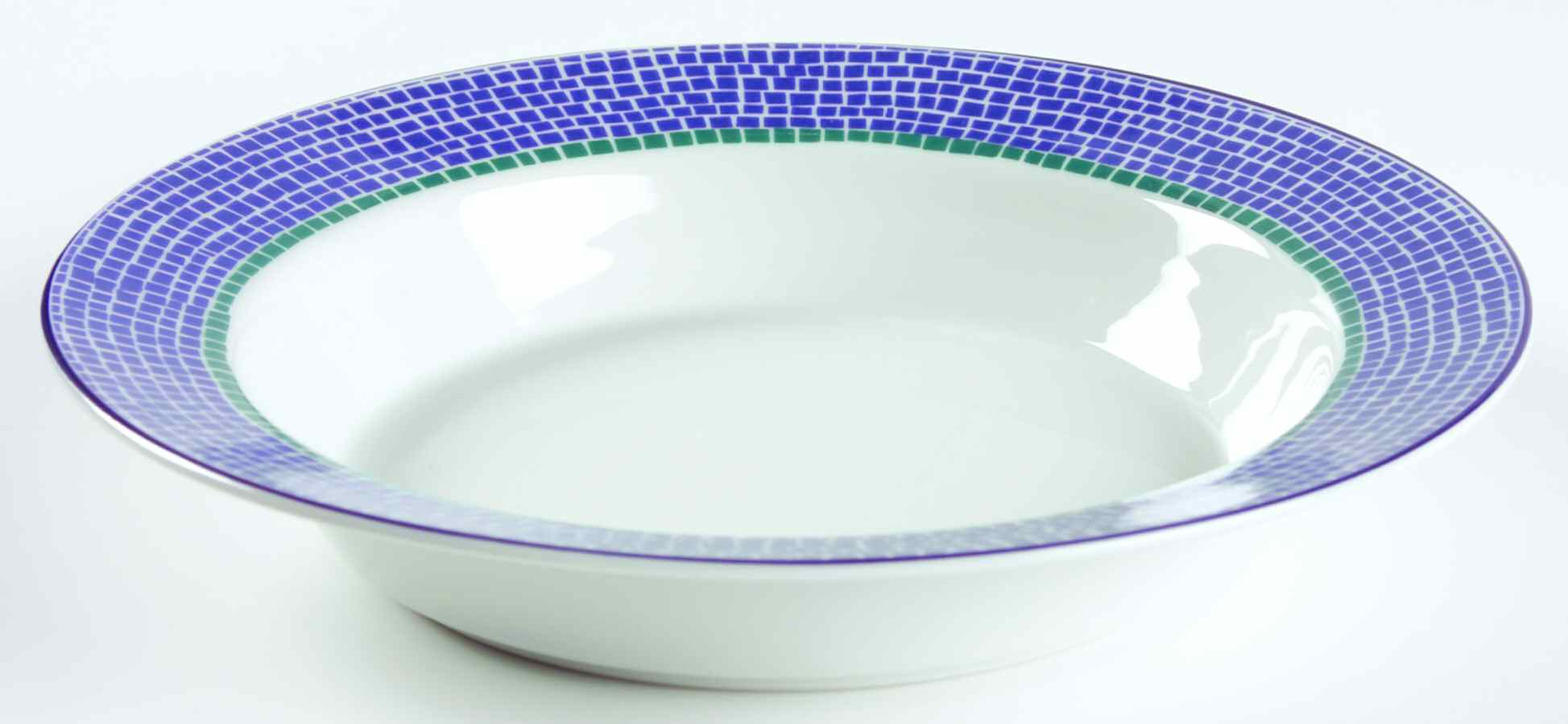 Tiles Rim Soup Bowl by Dansk-1