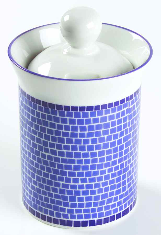 Tiles Sugar Bowl & Lid by Dansk-1