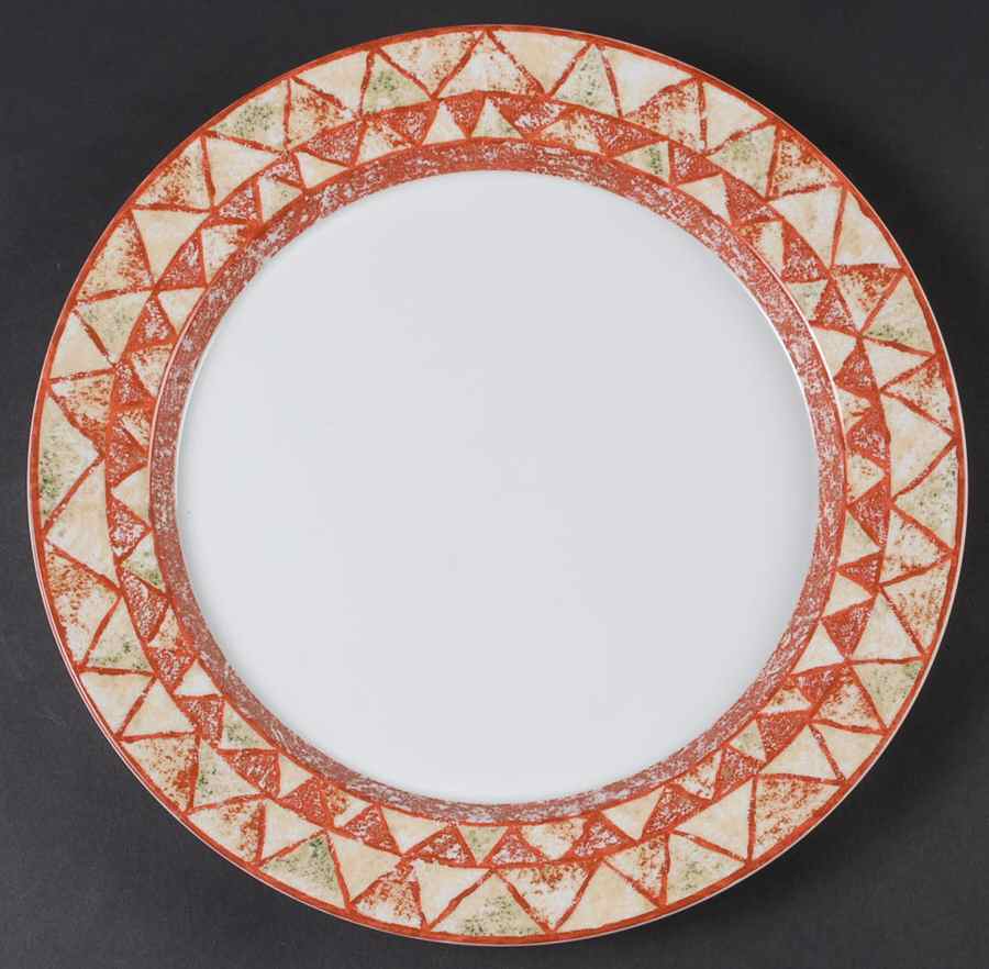 Travatine Rust 13" Chop Plate (Round Platter) by Dansk-1