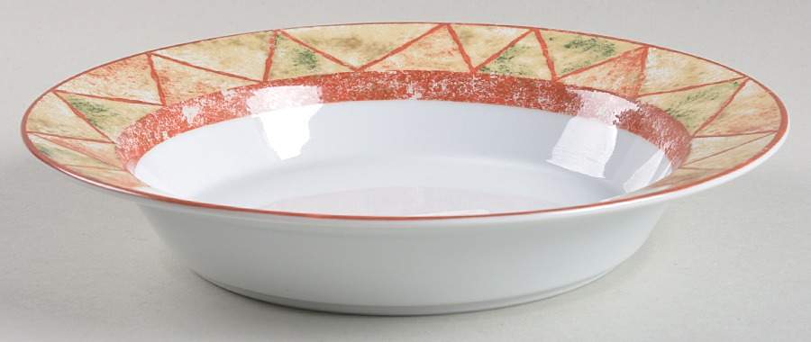 Travatine Rust Rim Soup Bowl by Dansk-1