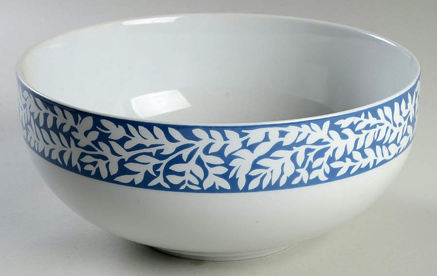 Trellis Delft Blue 8" Round Vegetable Bowl by Dansk-1