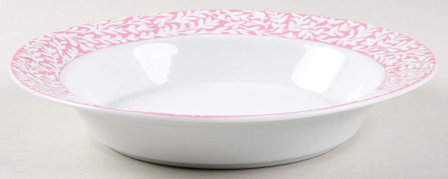 Trellis Rose Rim Soup Bowl by Dansk-1