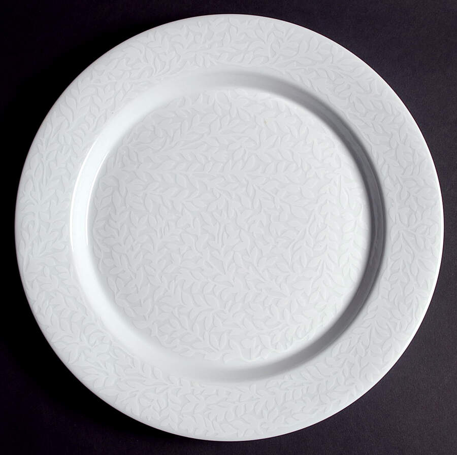 Trellis White Dinner Plate by Dansk-1