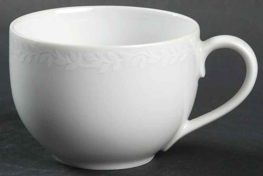 Trellis White Flat Cup by Dansk-1