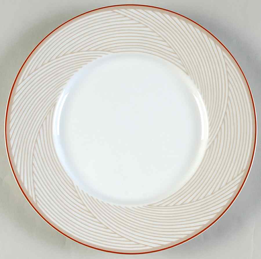 Twill Red Salad Plate by Dansk-1