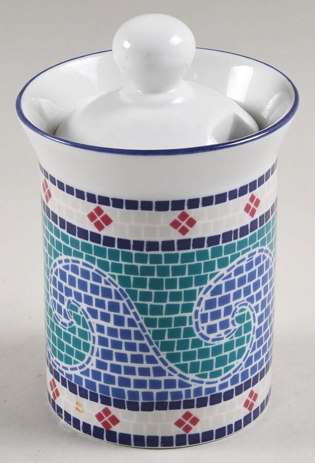 Waves Sugar Bowl & Lid by Dansk-1