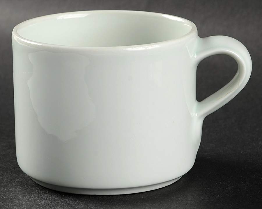 Statement White Flat Cup by Dansk-1