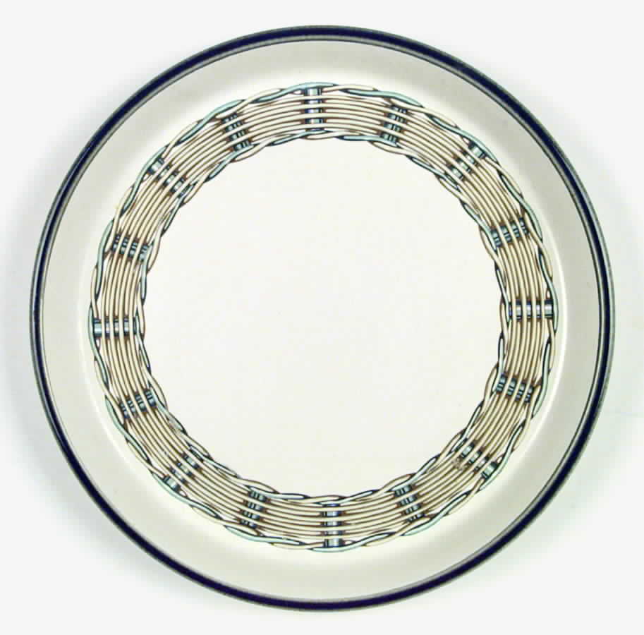 Wicker Dinner Plate by Dansk-1