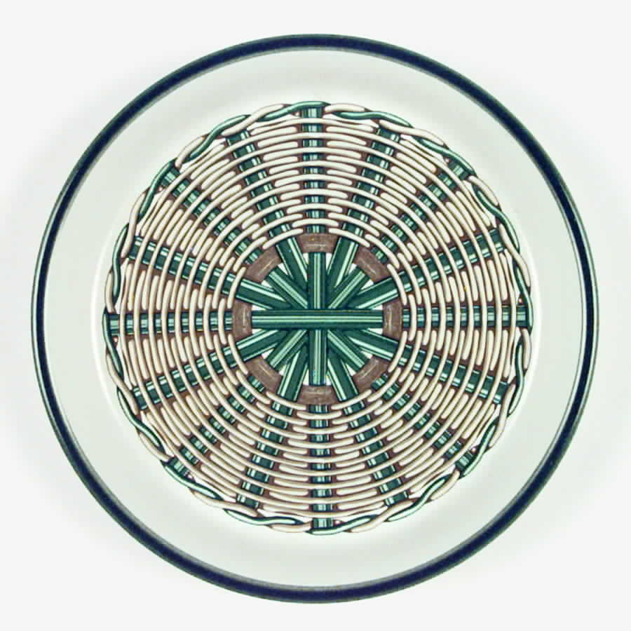 Wicker Salad Plate by Dansk-1