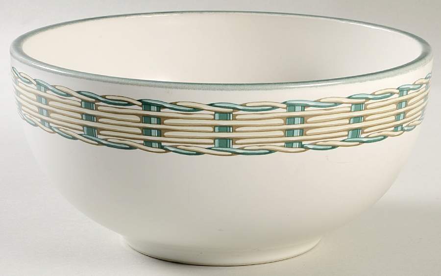 Wicker 8" Round Vegetable Bowl by Dansk-1