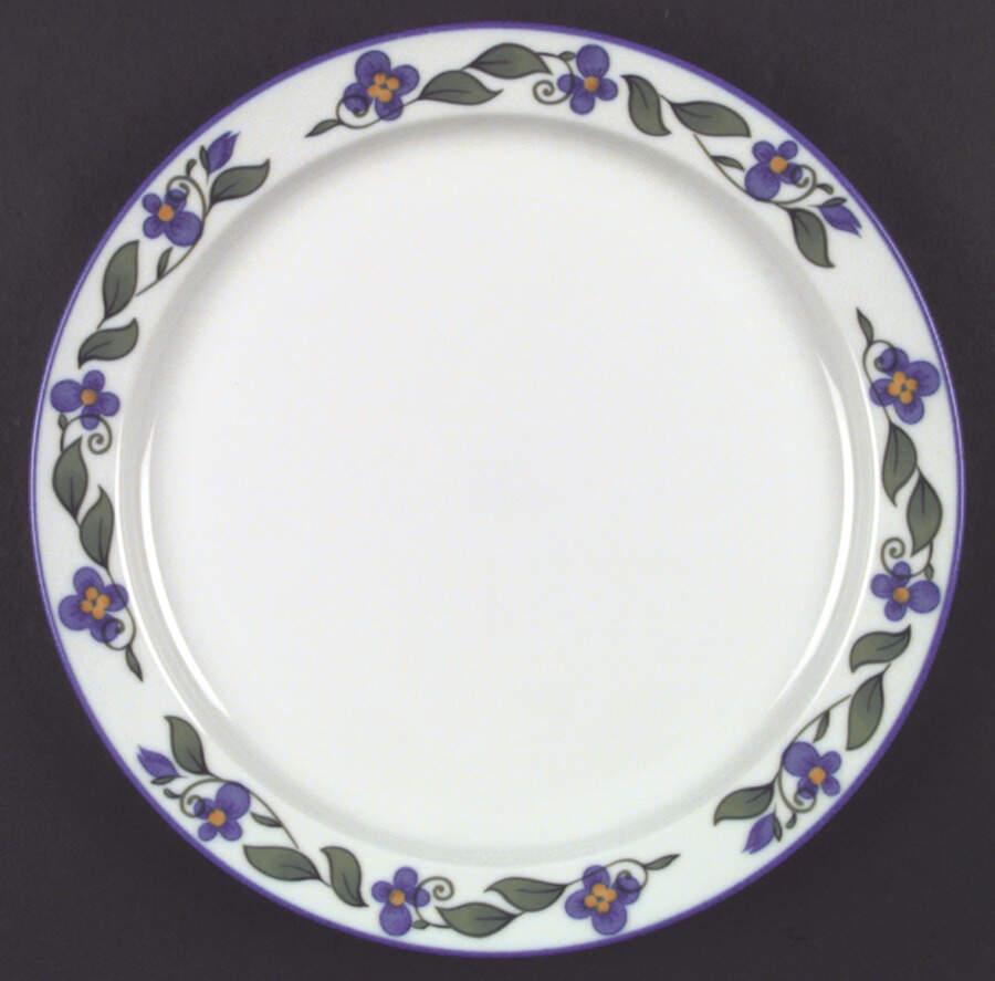 Wild Flowers Blue Dinner Plate by Dansk-1