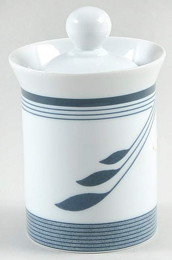 Willoworks Blue Sugar Bowl & Lid by Dansk-1
