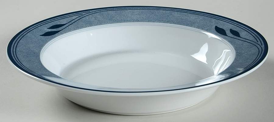 Willoworks Blue Rim Soup Bowl by Dansk-1