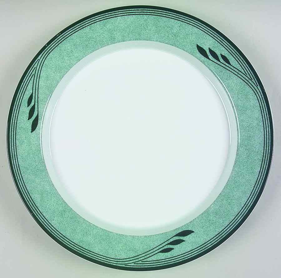 Willoworks Green 13" Chop Plate (Round Platter) by Dansk-1