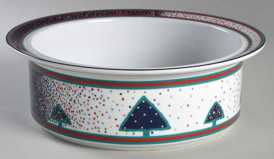 Winterfest 9" Round Vegetable Bowl by Dansk-1
