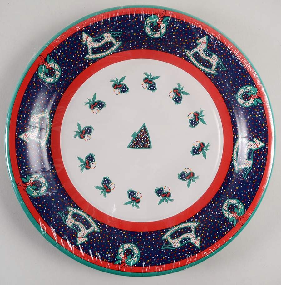 Winterfest (Pack of 12) Paper Dinner Plates by Dansk-1