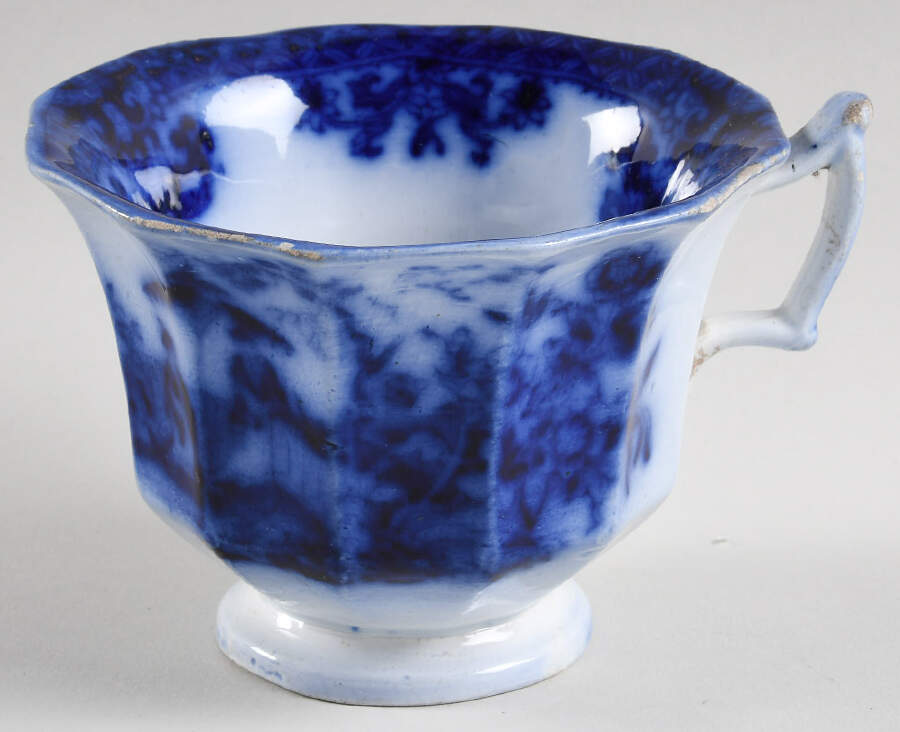 Amoy (Flow Blue) Oversized Cup by Davenport-1