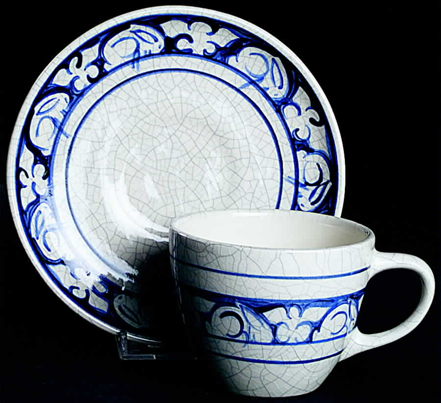 Rabbit Flat Cup & Saucer Set by Dedham-1