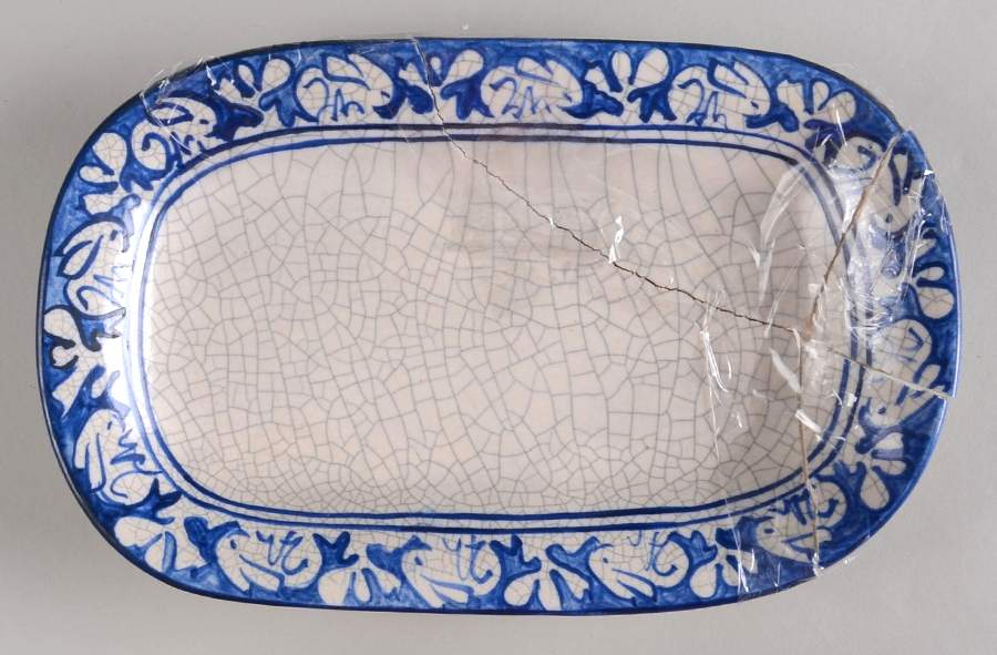 Rabbit 9" Oval Serving Platter by Dedham-1