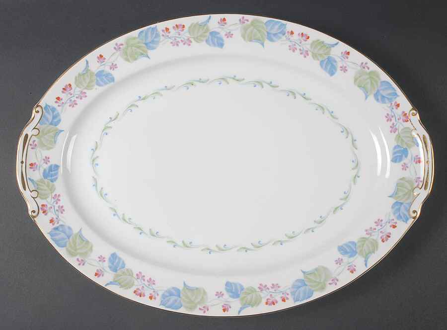 Maywood (Japan) 16" Oval Serving Platter by Dean & Kite (Japan)-1