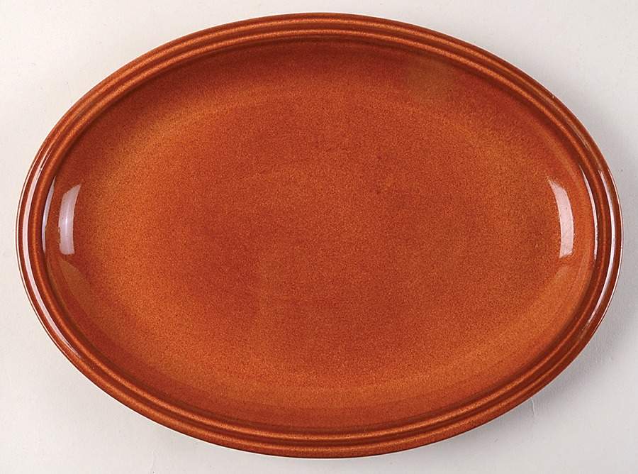 Autumn Gold 12" Oval Serving Platter by Denby-Langley-1
