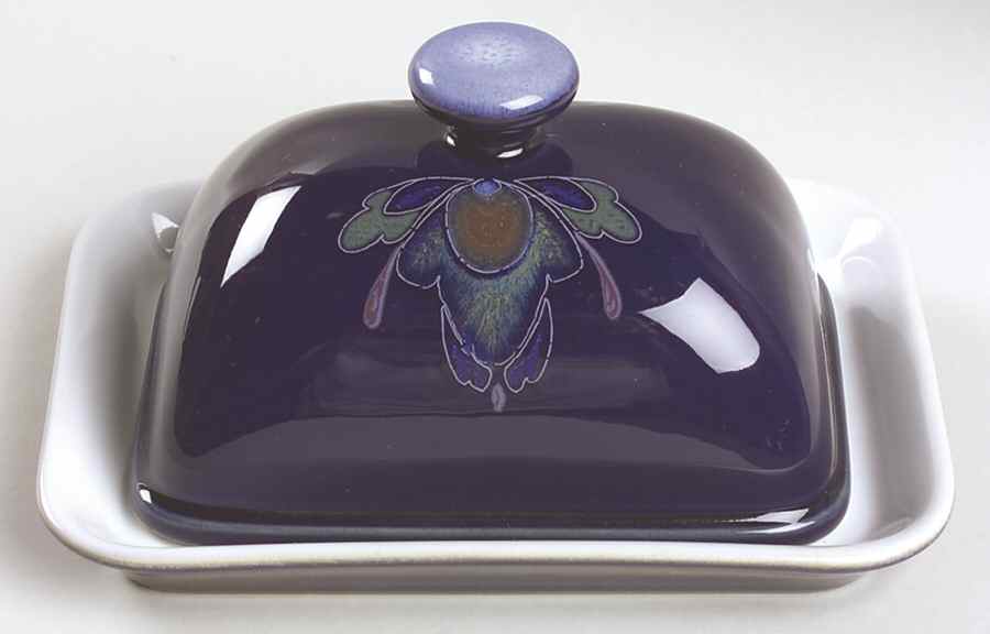 Baroque Rectangular Covered Butter by Denby-Langley-1