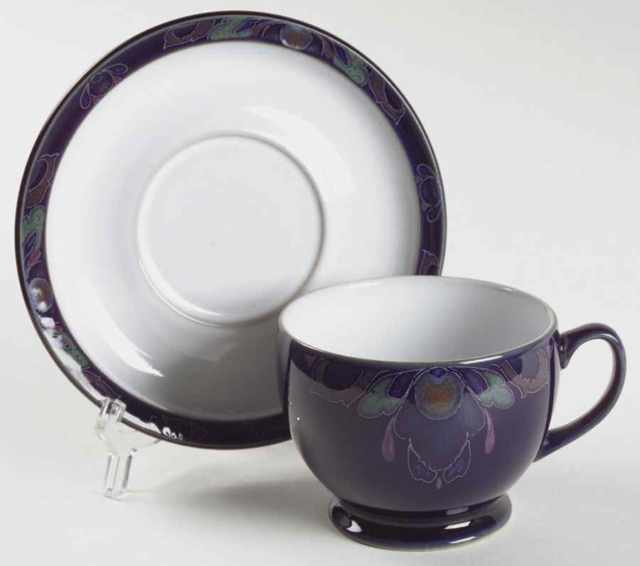 Baroque Breakfast Cup & Saucer Set by Denby-Langley-1