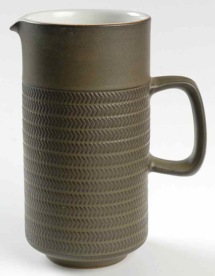 Camelot Dark Green (Older) 32 Oz Pitcher by Denby-Langley-1