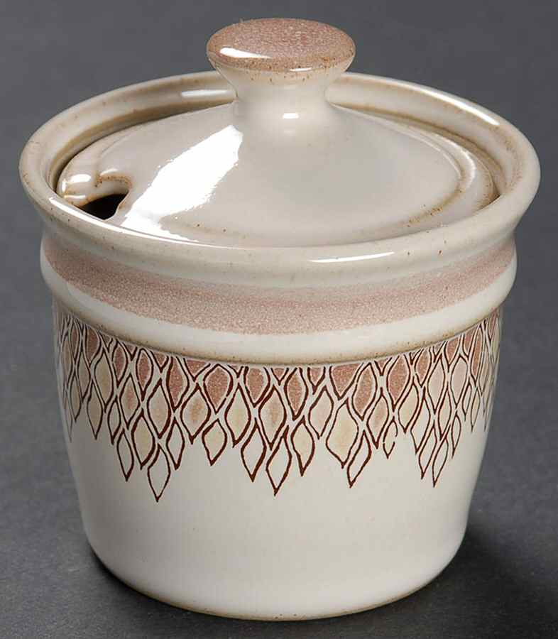 Chantilly Mustard Jar & Lid by Denby-Langley-1