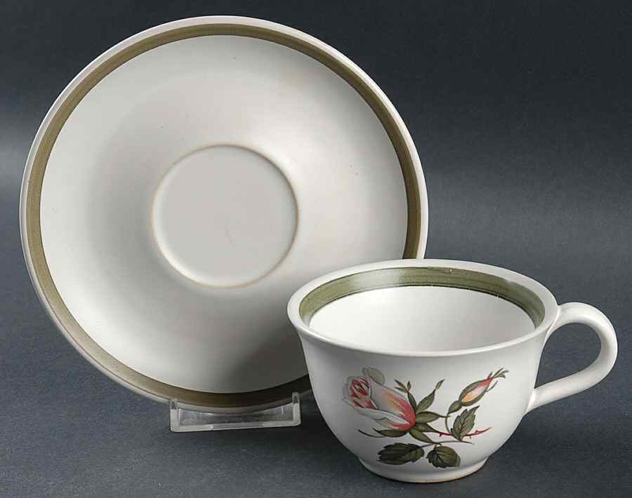 Charm Flat Cup & Saucer Set by Denby-Langley-1