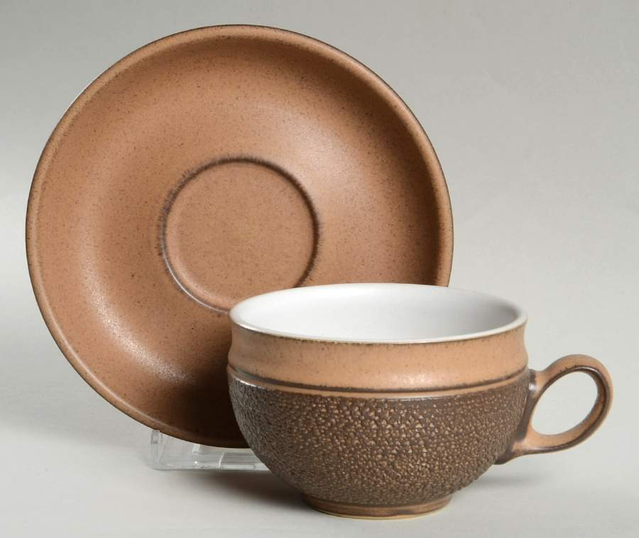 Chiltern Flat Cup & Saucer Set by Denby-Langley-1