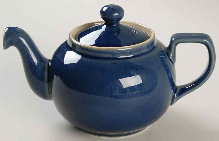 Cottage Blue Mini Teapot & Lid by Denby-Langley-1