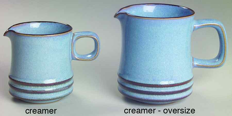 Corfu Blue and Rust Creamer by Denby-Langley-1