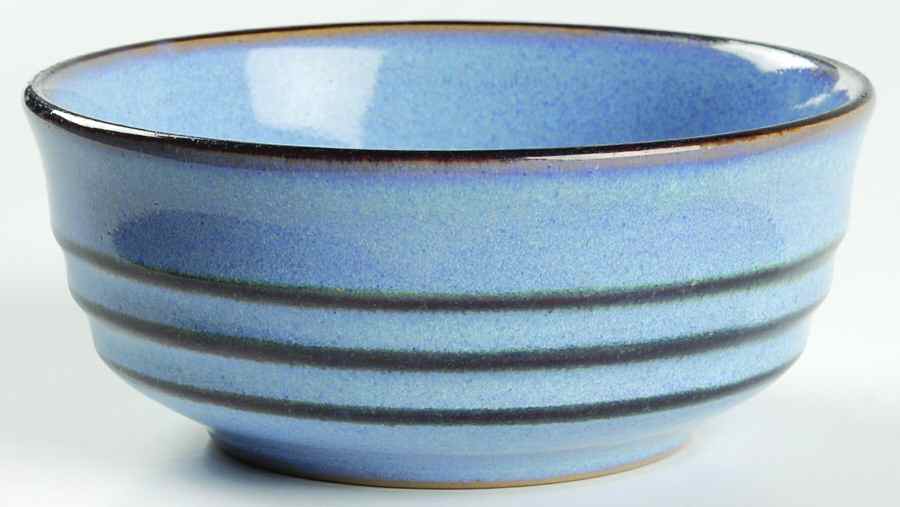 Corfu Blue and Rust Fruit/Dessert (Sauce) Bowl by Denby-Langley-1
