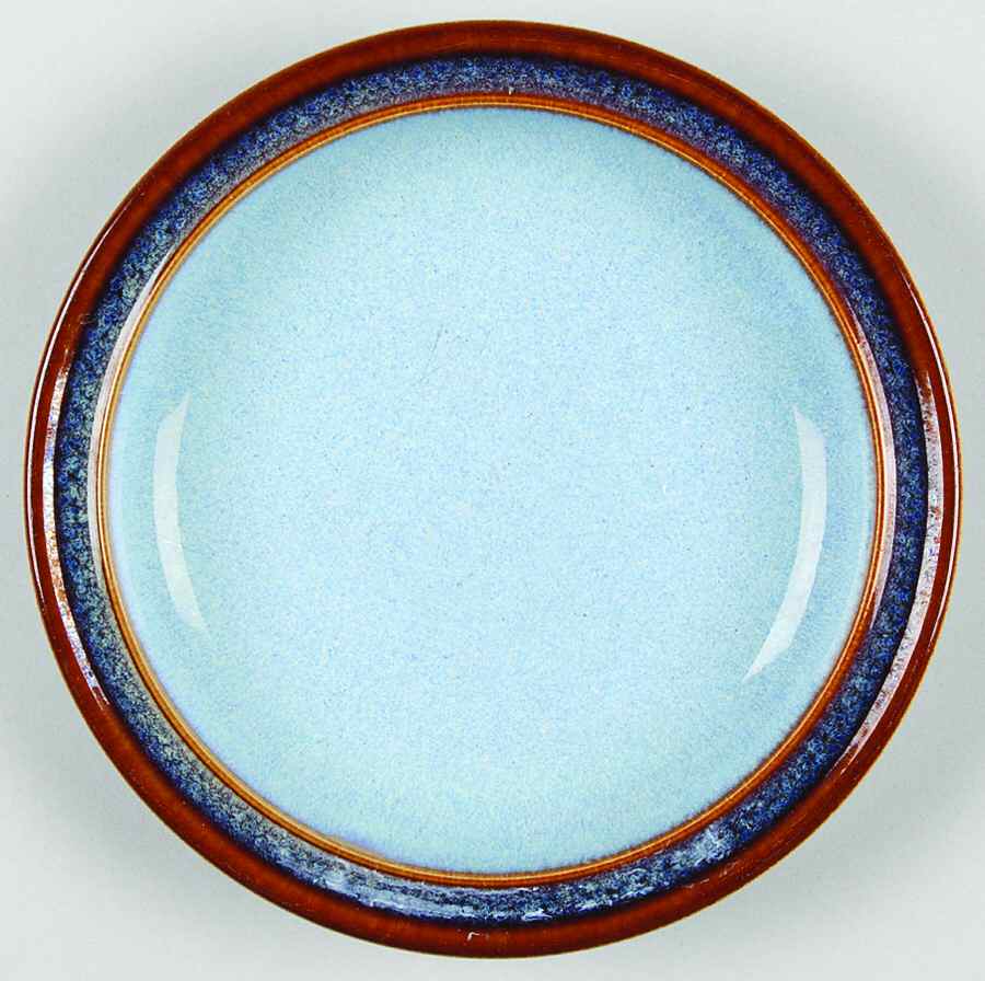 Corfu Blue and Rust Bread & Butter Plate by Denby-Langley-1
