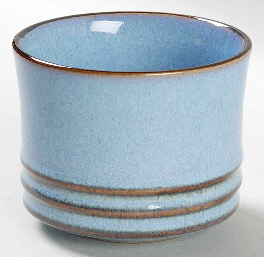 Corfu Blue and Rust Open Sugar Bowl by Denby-Langley-1