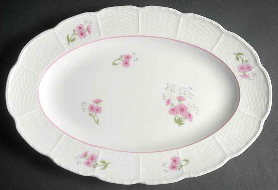 Dawn Mist 14" Oval Serving Platter by Denby-Langley-1