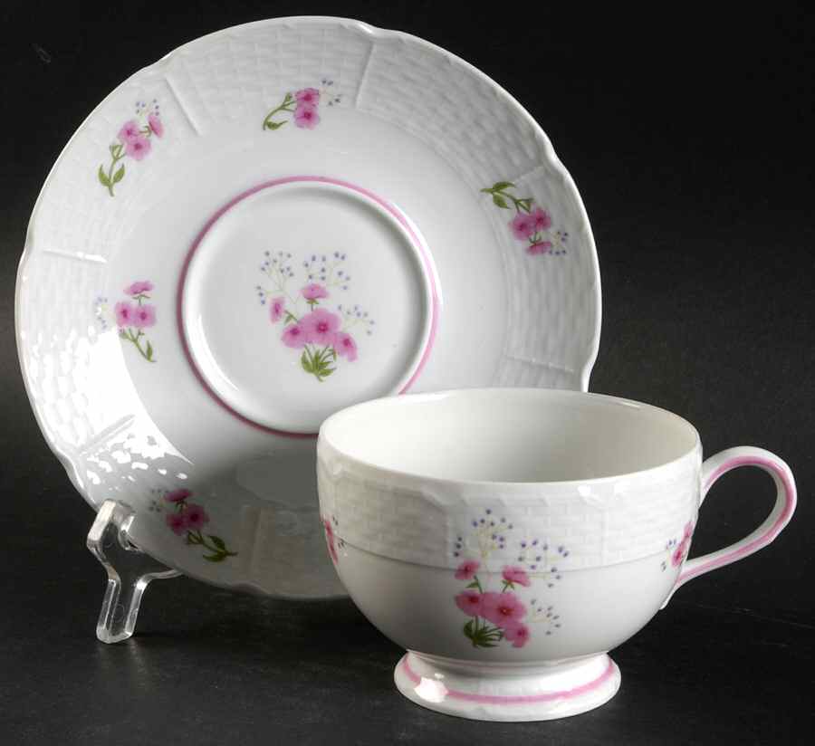 Dawn Mist Footed Cup & Saucer Set by Denby-Langley-1