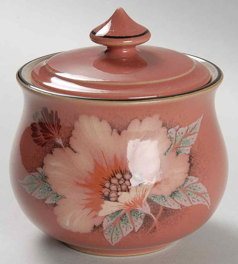 Damask Sugar Bowl & Lid by Denby-Langley-1