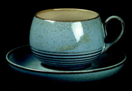 Dovedale Flat Cup & Saucer Set by Denby-Langley-1