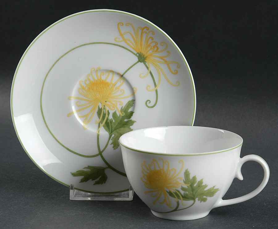 Dreaming Flat Cup & Saucer Set by Denby-Langley-1