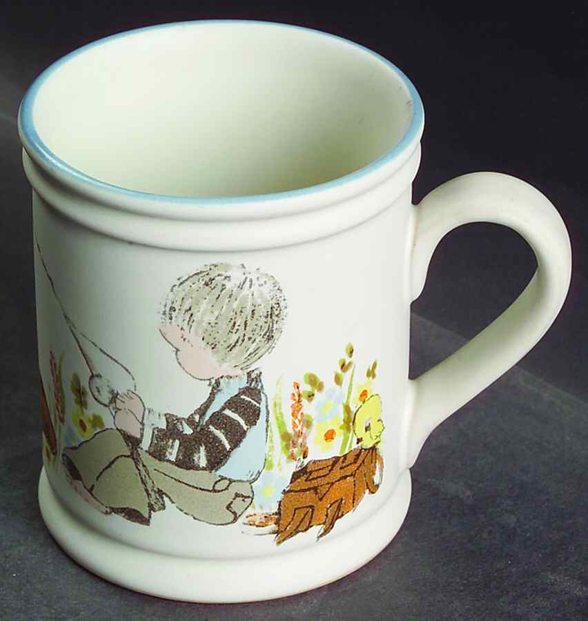 Dream Weavers (Blue) Child's Mug by Denby-Langley-1