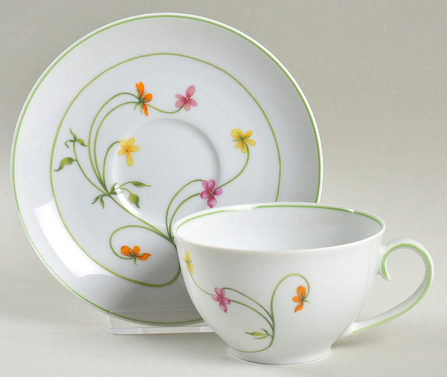 Duchess Flat Cup & Saucer Set by Denby-Langley-1