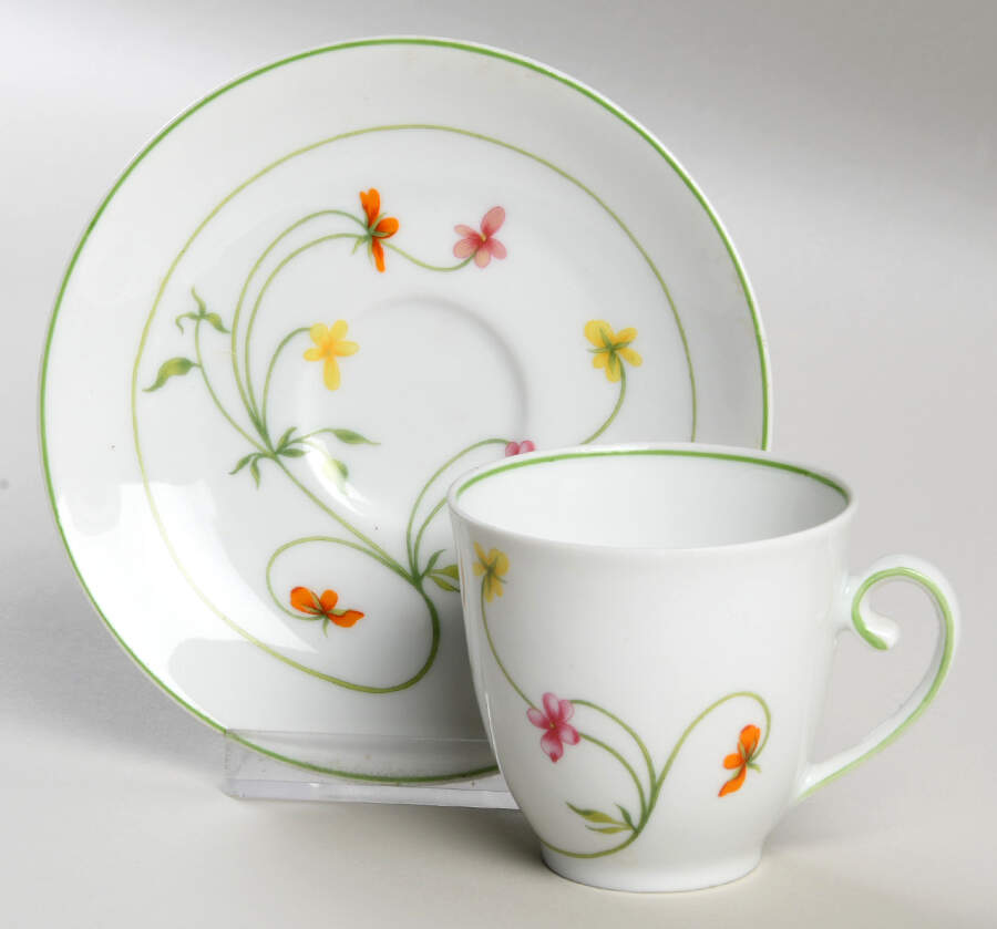 Duchess Flat Demitasse Cup & Saucer Set by Denby-Langley-1