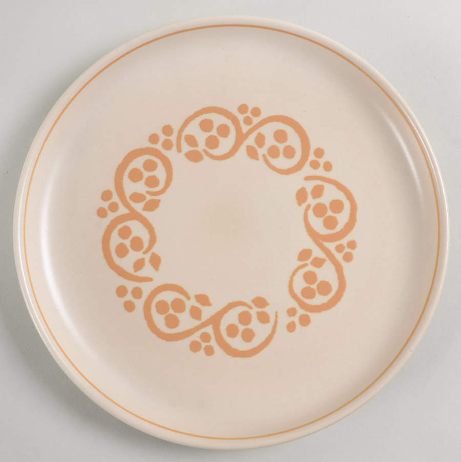 English Brown Salad Plate by Denby-Langley-1