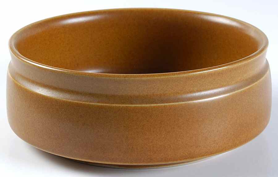 English Brown 7" Round Vegetable Bowl by Denby-Langley-1