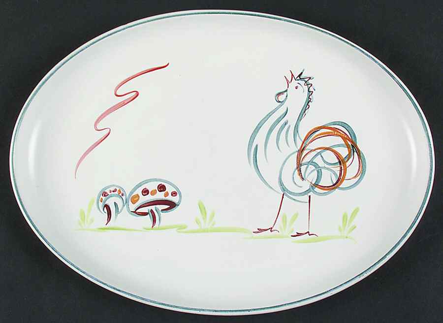 Flair 12" Oval Serving Platter by Denby-Langley-1