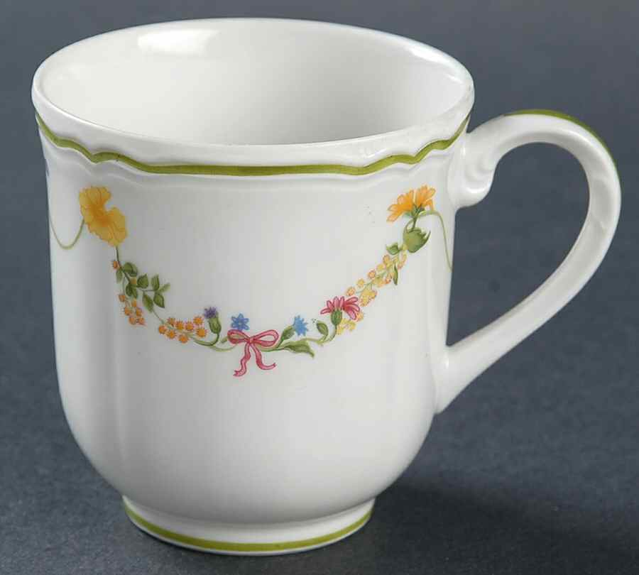 Garland Crown Flat Demitasse Cup by Denby-Langley-1