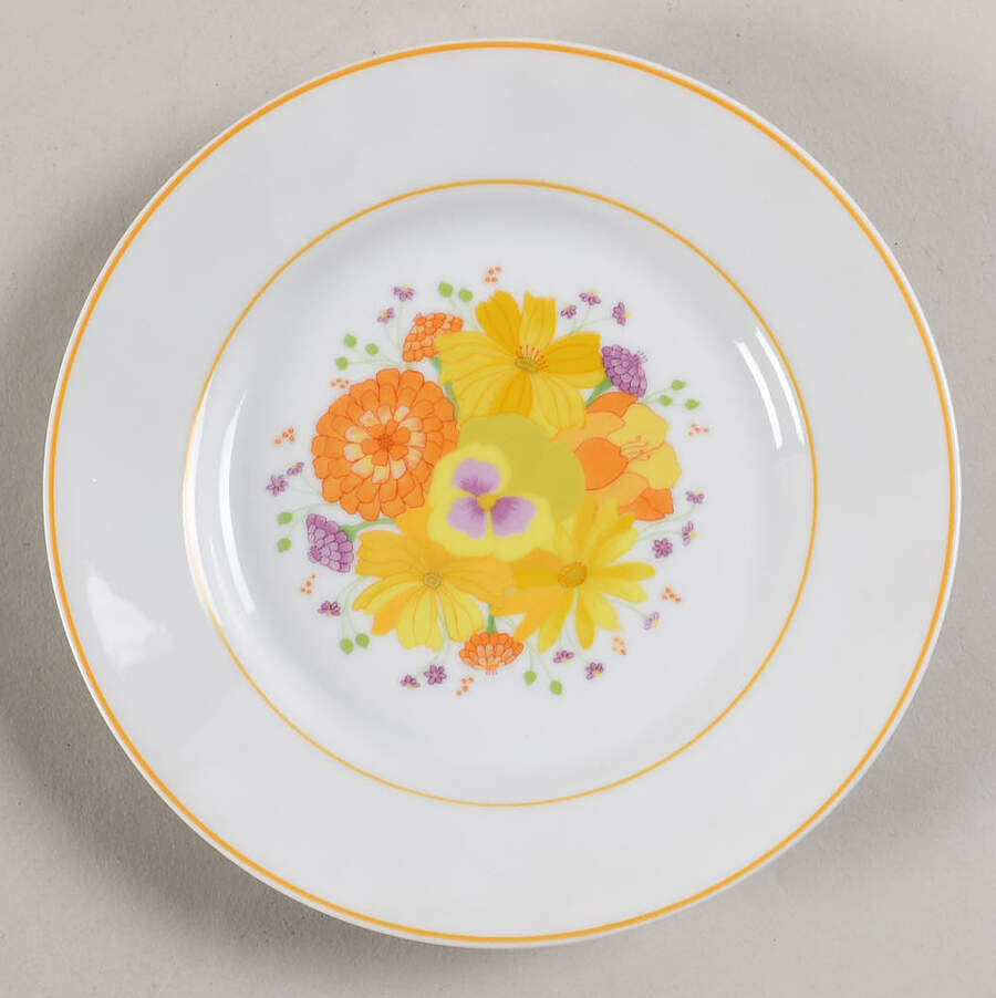 Golden Afternoon Bread & Butter Plate by Denby-Langley-1