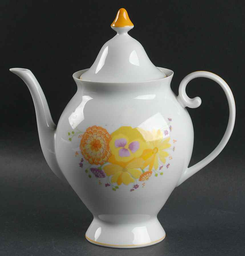 Golden Afternoon Coffee Pot & Lid by Denby-Langley-1